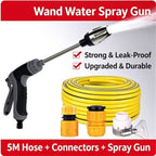 Long Wand Car Wash Water Gun for Standard Garden Hose (T8-GUN-3C-5M-TUBE-019) - Image 2