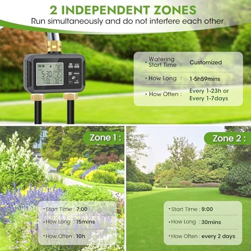 120FT Drip Irrigation System with Smart Water Timer - Image 2