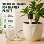 10 Pack Terracotta Self Watering Spikes with Siphon for Plants - Image 6