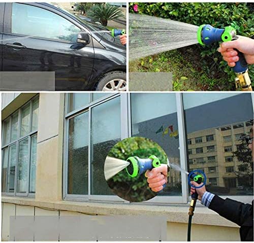 Garden Hose Nozzle, 8 Ways Adjustable Patterns Thumb Control Hose Nozzle Sprayer, Heavy Duty Water Hose Sprayer, - Image 5