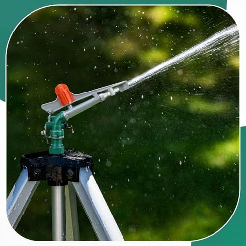 VIHOSE 1-1/2 '' Agriculture Irrigation Sprinkler Large Area Farm Gun - Image 6