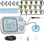 Automatic Plant Waterer Self Watering System Indoor for 15 Potted Plants, White by Beday