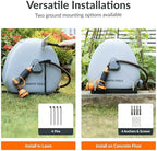 Giraffe Tools Ground-Mounted Retractable Garden Hose Reel,1/2" x 82FT - Image 6