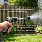 Jet Nozzle Pressure Washer-Turn Any Hose Into High-Pressure Water Cleaning Jet,Rotating Nozzle with 3 Spray Modes and Can Control The Flow of Water for Garden Hose,Patio, Car (with a Spray Bottle) - Image 7