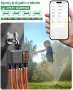 WiFi Sprinkler Timer 4 Zone, WiFi Smart Water Timer for Garden Hose - Image 6