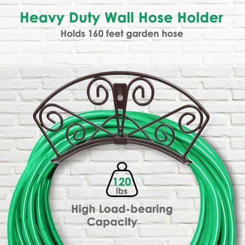 TomCare Garden Hose Holder, Heavy Duty 160FT Large Capacity Hose Hanger - Image 4