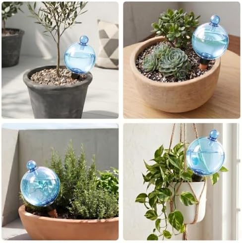 EX-Large Plant Watering Globes, 26oz Plastic Top Fill Self Watering Globes - Image 6