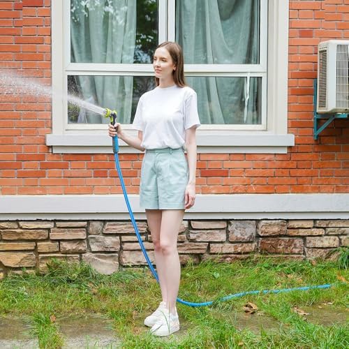 FEVONE Heavy Duty Garden Hose 35 ft, Hybrid Polymer Water Hose - Image 3