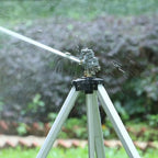 STYDDI Heavy Duty Impact Sprinkler on Tripod Base, Extra Tall Metal Pulsating Telescoping Tripod Sprinkler for Large Area, Yard, Lawn, Garden, Waters up to 90 Ft. Diameter, Legs Extends Up to 50-inch - Image 6