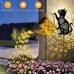 Solar Garden Lights Outdoor Decor, Cat Watering Can Lights for Yard, 2 Pack - Image 6
