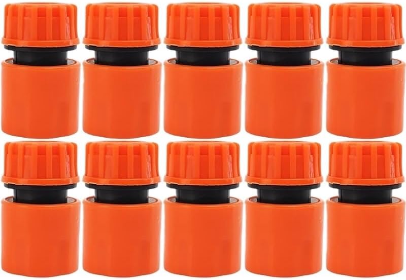 Hose Faucet Quick Connector Garden Water Pump Filter Pipe Extender Home Tube Joint Adapter Irrigation System Repair Supplies(Orange,3pcs) by Unknown