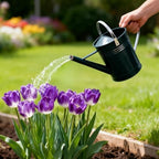 1.7 Gallon Metal Watering Can with Removable Spout, Durable Galvanized Steel Water Can for Indoor Outdoor Garden Plants (Dark Green) - Image 7