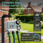 QUOBAS Brass Sprinkler Timer for Garden Hose, Programmable Water Timer - Image 2