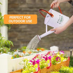 Metal Watering Can for Outdoor Plants, Galvanized Steel Watering Can with Removable spout, 1 Gallon,Perfect Home & Garden Décor White - Image 5