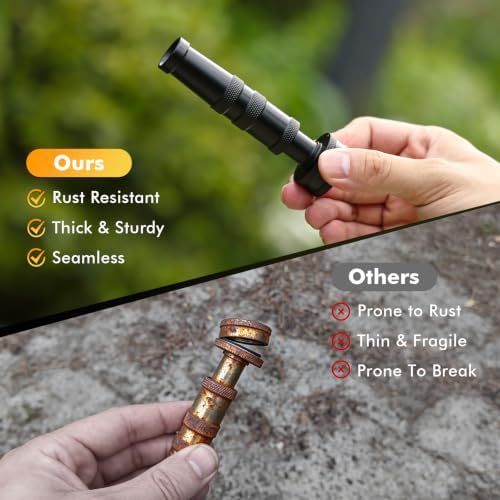 RESTMO 3 Pack Brass Hose Nozzle, Heavy Duty Adjustable Twist Hose Nozzle - Image 5