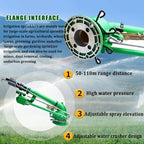 Farm Irrigation Sprinkler, 2" Farm Sprinklers Spray, 360°Adjustable Large-Area Watering Spray, with Replacement Nozzle, for Farm Lawn Garden Irrigation - Image 5