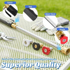 Garden Hose Nozzle High Pressure Washer with 3 High-Pressure Nozzles, High Pressure Wand for Garden Hose, Garden Hose Attachment for Patio Outdoor Cleaning (Set C) - Image 5