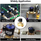 BACOENG Brass Electric Solenoid Valve 2" AC110V (NPT, Normally Closed) - Image 7