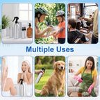 12 Pack 250ml Aluminum Spray Bottles Empty Reusable Refillable Mister Metal Silver Water Sprayer Tool for Hair Hairdressing Tattooing Greening BBQ Spritzer Bottle for Smoker - Image 7