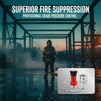 2 Inch NH Fire Hose Nozzle Kit, Metal Fireman Hose Accessory, 90 psi Pressure Output, 50 ft Range, Adjustable Spray for Fire Fighting, 6.7 x 3.9 x 5.9 in - Image 6