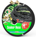 5/8" 50FT Round Soaker Hose for Garden Lawn Vegetable Tree Watering by Jewelry