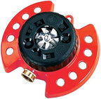 Dramm Duty Metal Base, Red 15021 ColorStorm 9-Pattern Premium Turret Sprinkler with Heavy-D by DRAMM