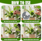 Chumia 4 Pcs 23 oz Glass Plant Self Watering Globes Large Iridescent - Image 4