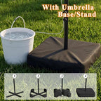 15 FT Patented Misting Patio Umbrella with Base, Outdoor Umbrella with Built-in Rechargeable Mist System - Image 4