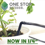 250pk 4" Angled Drip Emitter Stake, Fits 1/4" & 1/8" Tubing for Precise Watering & Irrigation, Greenhouse, Container Gardening, Home Garden, and Hydroponics Growing (250, 4" Inch Long) - Image 2