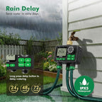 RESTMO Sprinkler Timer 3 Zone, Digital Water Timer for Garden Hose - Image 4