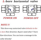 DN20 WiFi Remote Control Smart Water Valve,3/4” DC5V-DC12V Brass 3-Way Electric Ball Valve - Image 6