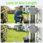 Retractable Garden Hose Reel, 100ft 5/8 inch Water Hose Reel for Gardening - Image 3