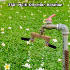 360° Rotatable Garden Hose Splitter 2 Way, Solid Brass Water Hose Y Valve - Image 5