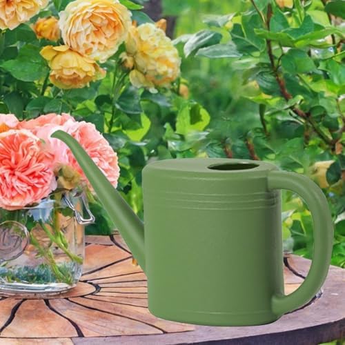 Galvanized Watering Can for Indoor Outdoor Garden Flower Irrigation Long Spout Metal Watering Pot with Detachable Shower Head Rustproof for Greenhouse Patio Balcony Use (A, One Size) - Image 3