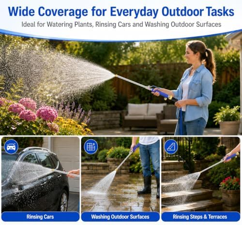 High Pressure Washer Wand for Garden Hose, Hydro Jet Water Hose Nozzle - Image 3