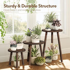 3-Pack Taller Plant Stand Indoor, Single Wood Plant Stool for 6-12 Inch Pot - Image 5