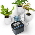 Automatic Watering System for Potted Plants, Drip Irrigation Kit System, Plant Self Watering Devices for Office Patio Greenhouse GrowTent, with Programmable Water Timer（Black by Unknown