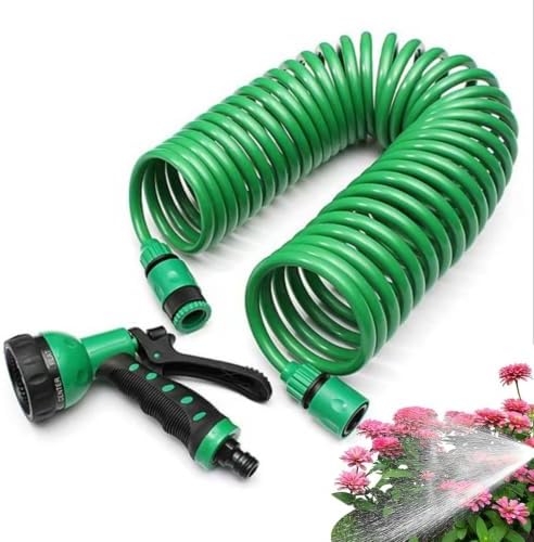 Water Hose 7-Mode Spray Nozzle Bendable Leakproof Long Pipe by Unknown