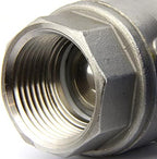 Motorized Ball Valve 1/2 in U.S. Solid 304 Stainless Steel NSF Certified 85-265V AC 2 Wire Auto Return Normally Closed Electric Actuated NPT - Image 3