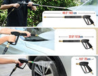 YAMATIC Pressure Washer Gun and 50 FT Hose with Extension Wand 3/8"&M22-14 - Image 6