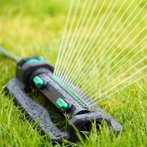 RESTMO Turbo Oscillating Sprinklers for Yard,Sprinkler with Weighted Base - Image 2