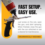 Vega Bond Spray Foam Gun 360° with Swivel Tip Heavy-Duty Pro Foam Gun Only - Image 3