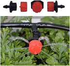 Gardening Irrigation Dripper 15 Pieces of Adjustable 8-Hole Red Dripper Button Drip Irrigation Sprinkler Garden Flower Plant Watering Sprinkler - Image 3