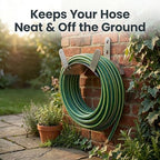 Gardzen 304 Stainless Steel Garden Hose Holder, Heavy Duty Wall Mounted Hanger, Rust-Resistant Outdoor Storage Rack for Backyard, Fence, Garage & Shed (Pack of 2) - Image 4