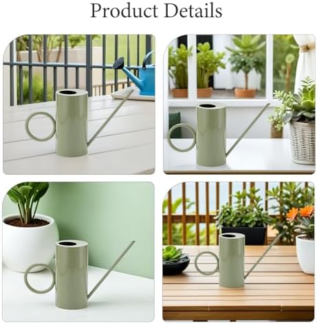 Stainless Steel Indoor Watering Can 51oz 1500ml with Long Spout - Image 7