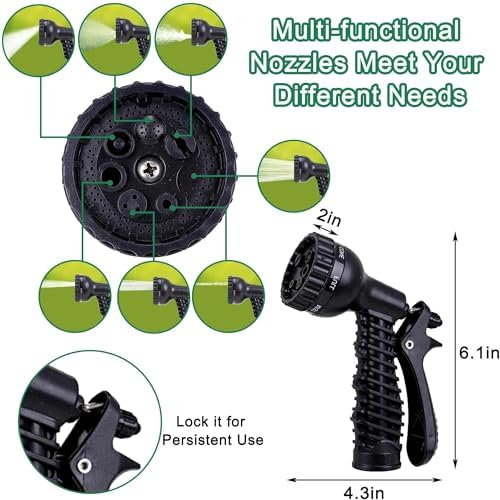 75ft Stainless Steel Garden Hose with 2 Nozzle Flexible Water Hose Lightweight Portable Tangle Free Metal Pipe for Patio Lawn Outdoor Heavy Duty Watering Water Pipe - Image 4