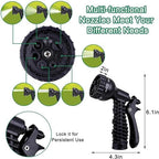 75ft Stainless Steel Garden Hose with 2 Nozzle Flexible Water Hose Lightweight Portable Tangle Free Metal Pipe for Patio Lawn Outdoor Heavy Duty Watering Water Pipe - Image 4