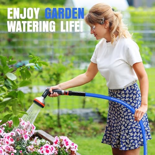 Heavy Duty Garden Hose 75 ft, Non-Expanding Flexible Water Hose, Kink Resistant Lightweight Hybrid Hose, Leakproof Hose Male to Female Fittings - Image 2