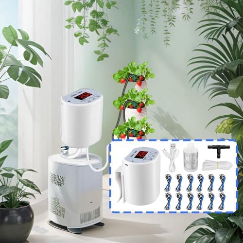 Automatic Houseplants Plant Waterer - Auto Drip Irrigation Kit, Indoor Outdoor Watering System | Easy Plant Care Solution for Balcony, Garden, Yard, Patio, Greenhouse | Intelligent Power-Off Protecti - Image 2