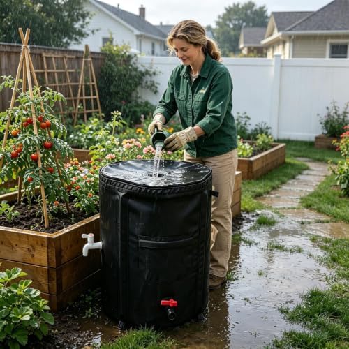 Rain Water Collection Barrel – Folding Leakproof Storage Barrel - Image 2